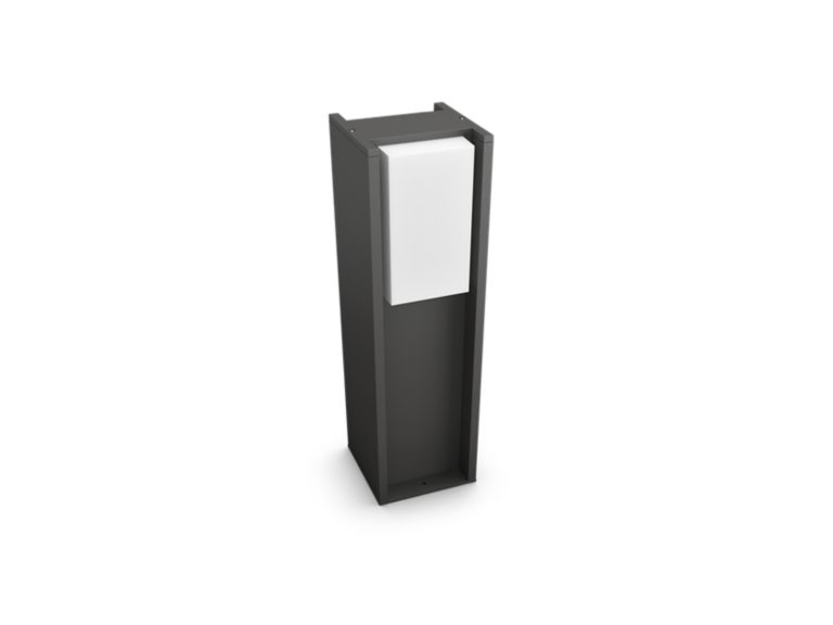 Baliza exterior Philips Hue Turaco antracita · 40,2 cm · E27 8,1 W · Luz blanca y de colores · IP44