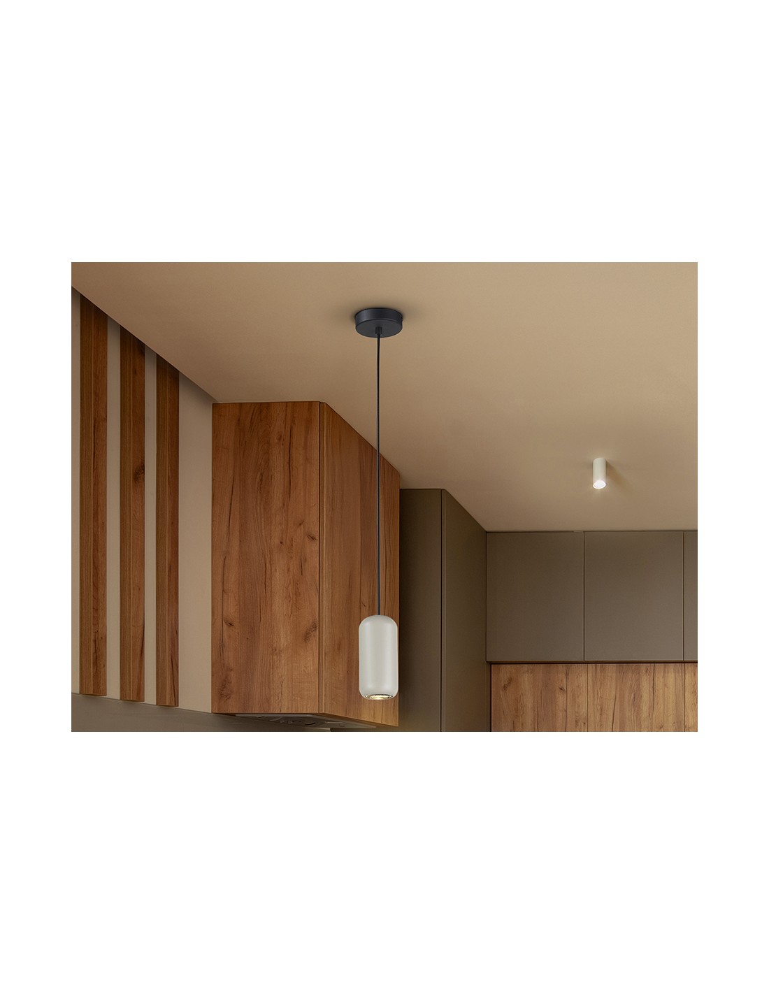 Lámpara Colgante Nimes I3 Negra y Gris | Diseño Industrial Moderno | Schuller