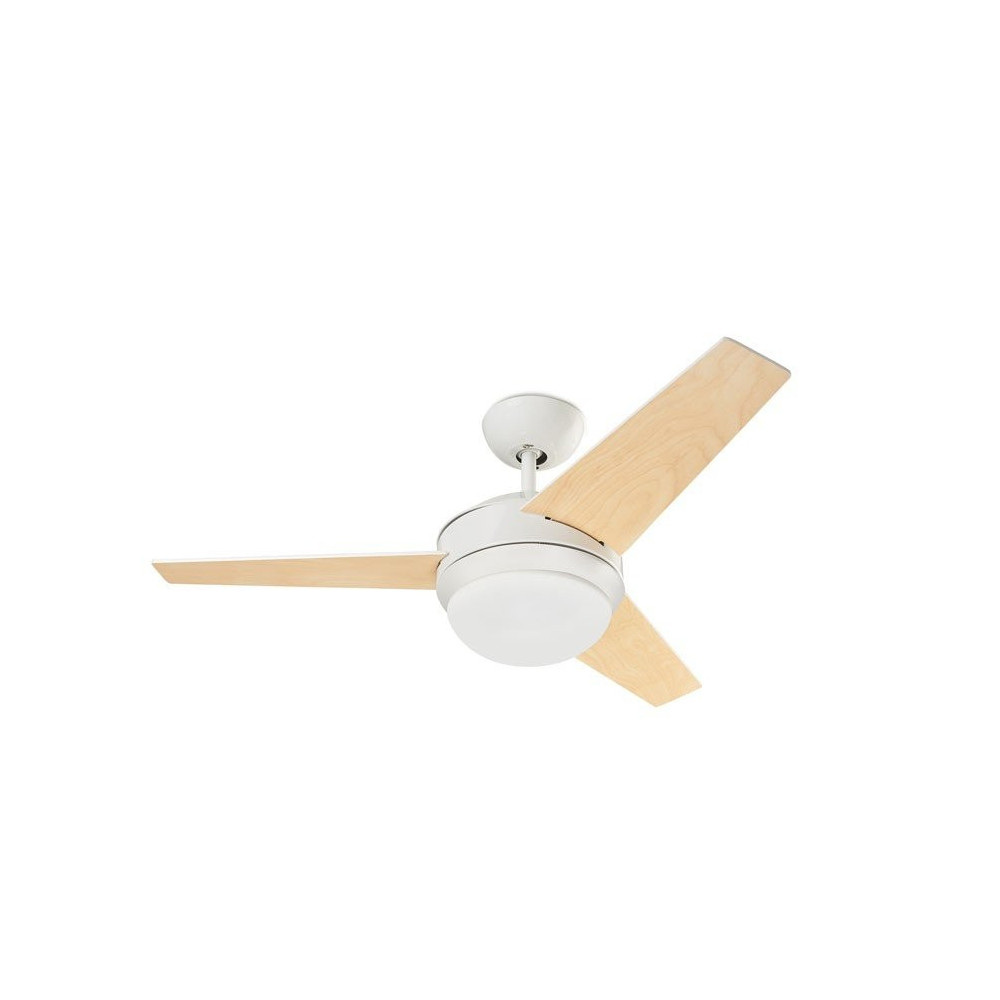 Ventilador de Techo Windy Blanco con Luz y Aspas Reversibles Ø102cm