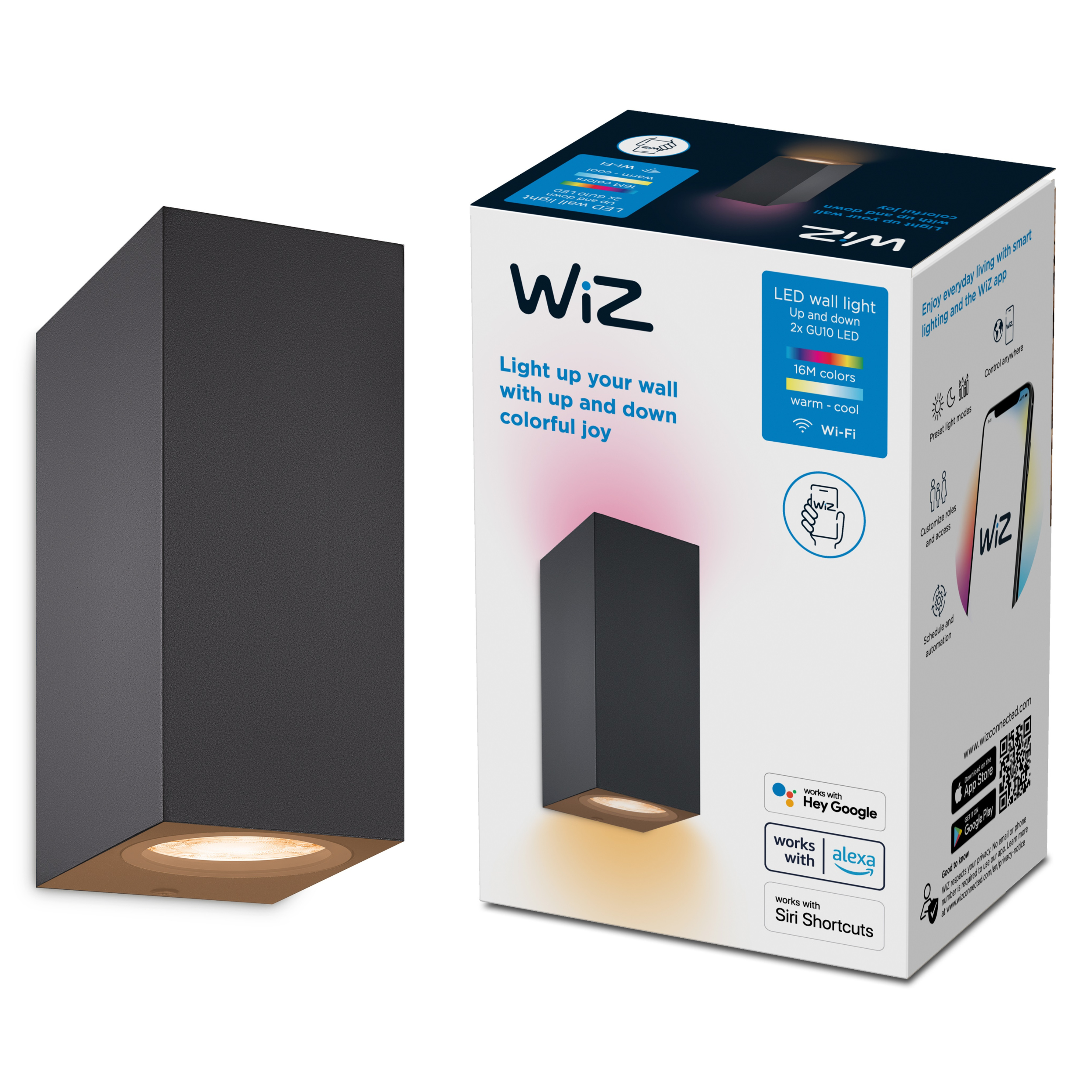 WiZ Spots 2x5W W 22-65K RGB Aplique