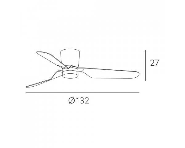 Ventilador Kochi DC - Fabrilamp - Plata