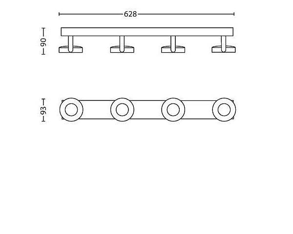 Regleta LED CLOCKWORK 4L - Philips