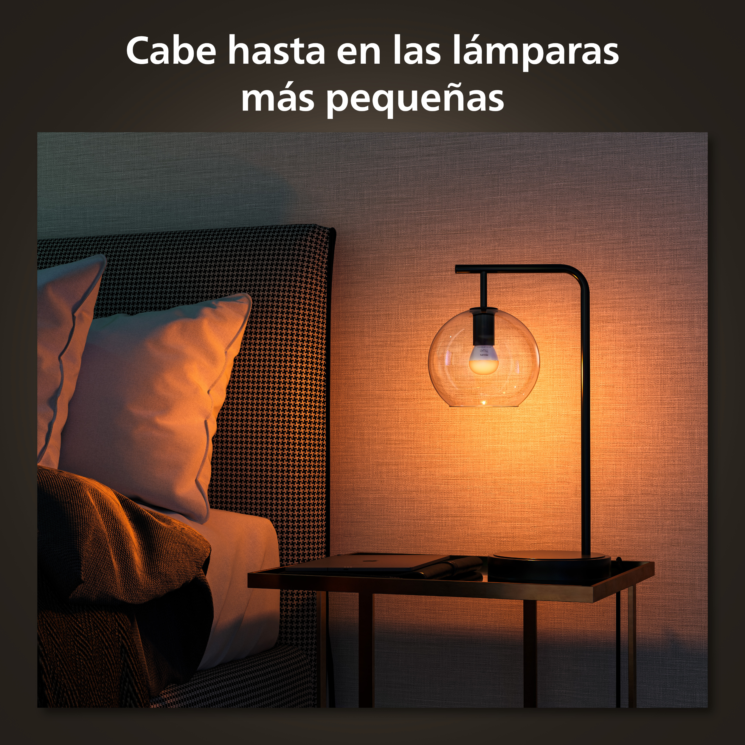 Bombilla esférica Philips Hue P45 E14 white ambiance 