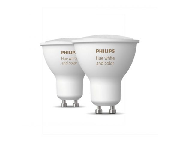 Pack bombillas inteligentes 4,3W GU10 White and Color Ambiance - Philips Hue