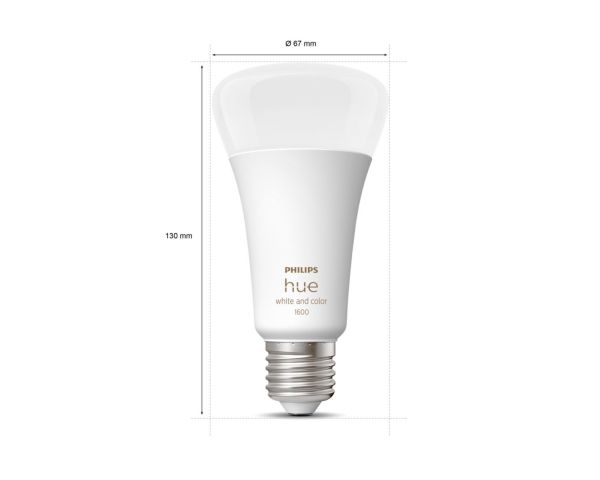 Bombilla inteligente 13,5W E27 White and Color Ambiance - Philips Hue
