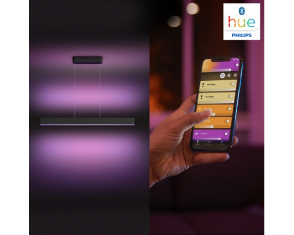 Lámpara colgante ENSIS - Philips Hue - Negra