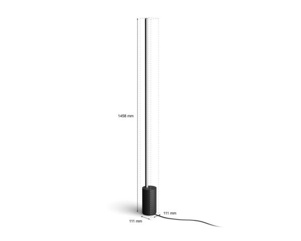 Lámpara de pie SIGNE GRADIENT - Philips Hue - Negro