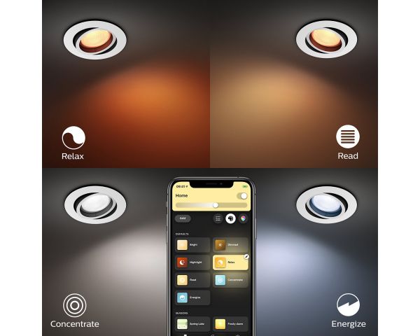 Foco empotrable CENTURA ROUND - Philips Hue - Blanco