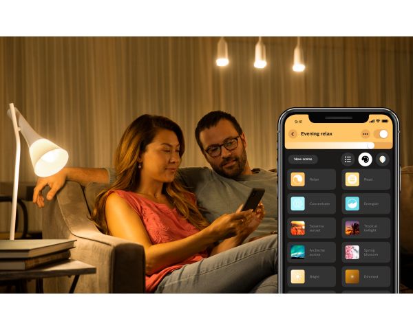 Kit de inicio iluminación inteligente 4,3W GU10 White and Color Ambiance - Philips Hue