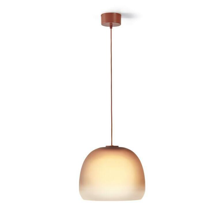 Lámpara colgante, Medusa, terracota, LED, tenue, 1800-3000K, 1100 lm, Ø27,5cm, H22,4cm |  Carpyen