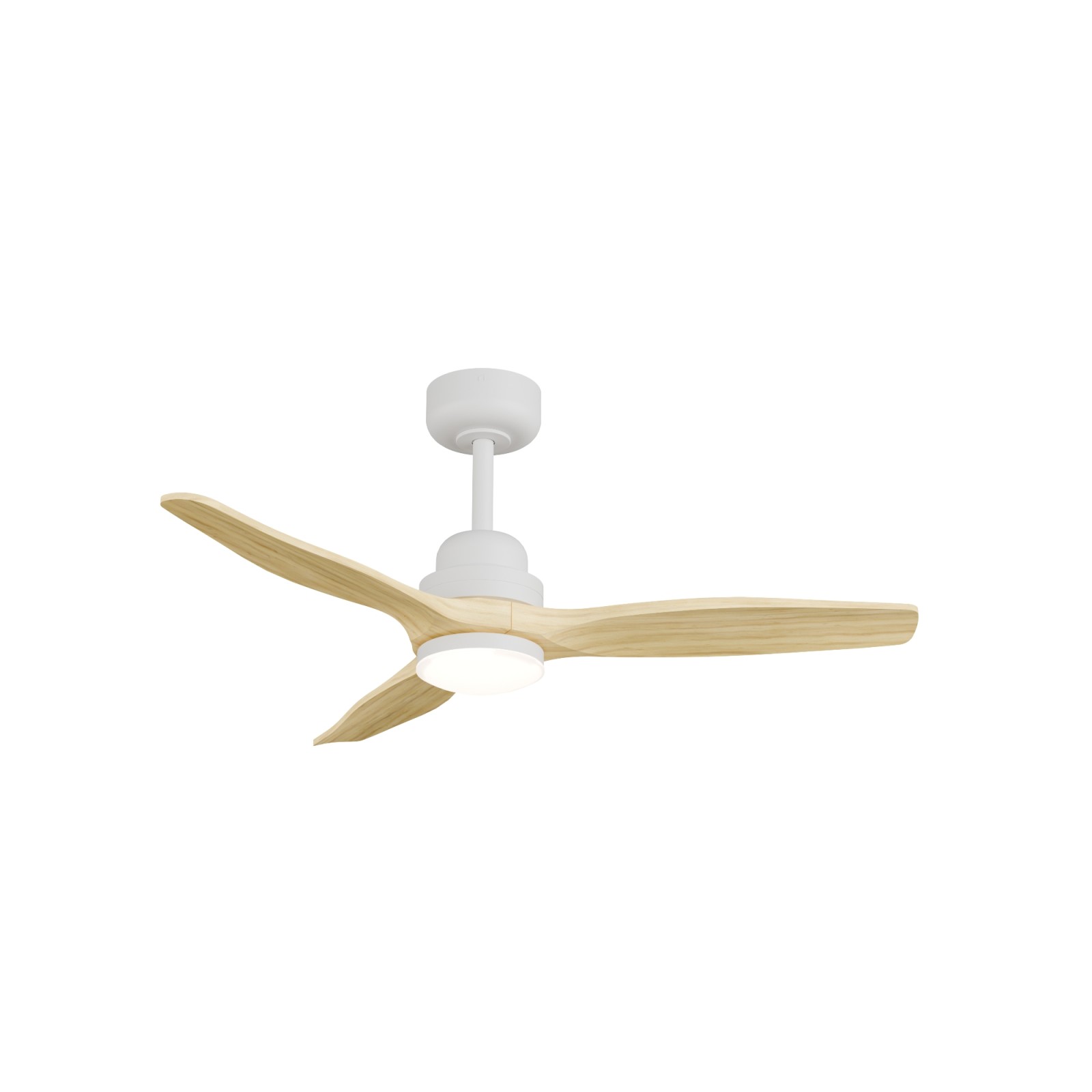 Ventilador de Techo DC BALCONY XL con Luz LED Regulable | Madera Natural | Interior y Exterior | Sulion
