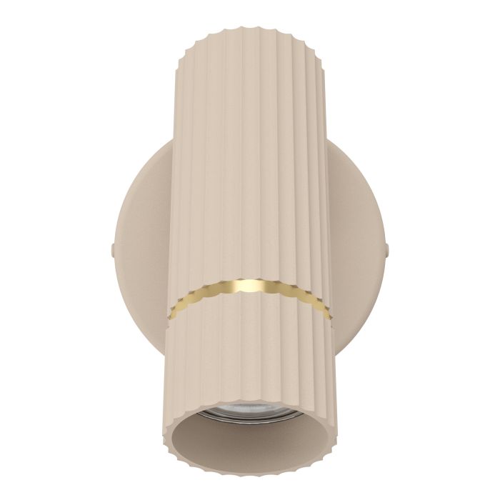 Caminia Aplique pared led con 1 bombilla gu10 color Arena | Eglo