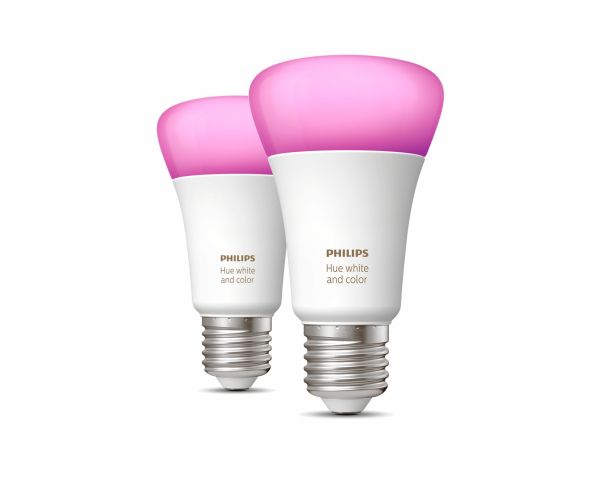 Pack bombillas inteligentes 9W E27 White and Color Ambiance - Philips Hue