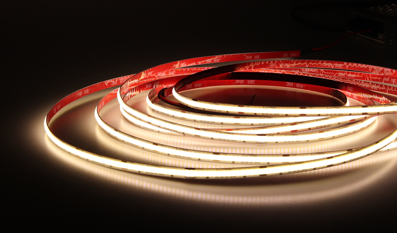 Tira Led COB - Parma ip 20 8w. 24v. 1 metro | Ilutrek