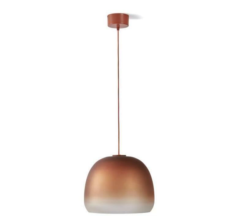 Lámpara colgante, Medusa, terracota, LED, tenue, 1800-3000K, 1100 lm, Ø27,5cm, H22,4cm |  Carpyen