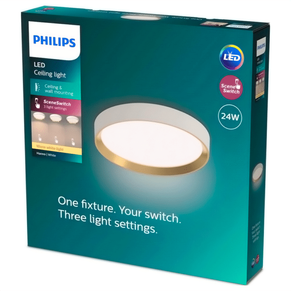 Plafón LED  Hanno con SceneSwitch: Tres Ambientes, un Solo Interruptor | Philips