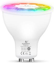 GLEDOPTO-bombilla Led inteligente ZigBee 3.0, GU10, 5W, RGBCCT, ángulo de haz de 30 grados.