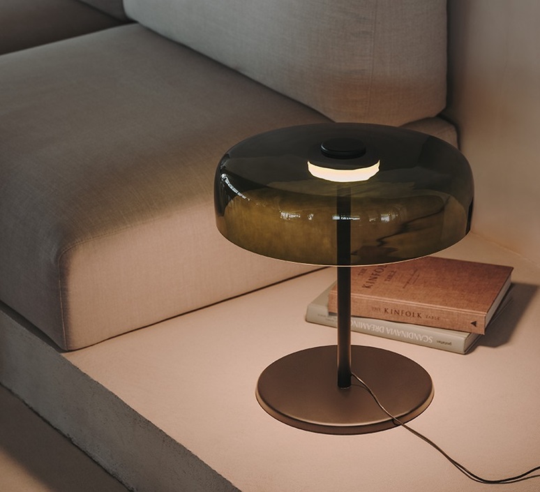 Lámpara de sobremesa, LEVELS  Verde, LED  2700-3000-4000K, 1069 lm, Ø42cm, H45cm | LEDS C4