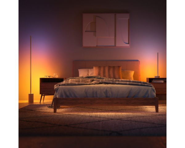 Lámpara de pie SIGNE GRADIENT ROBLE - Philips Hue