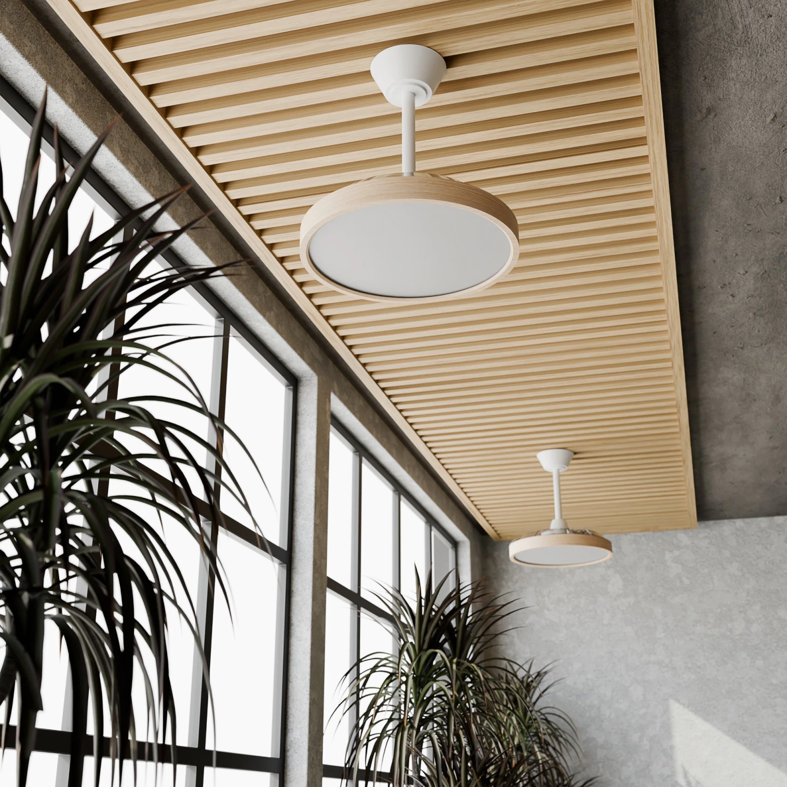 ventilador de techo con luz BOMBAY Estilo | Sulion 