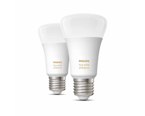 Pack bombillas inteligentes 8W E27 White Ambiance - Philips Hue