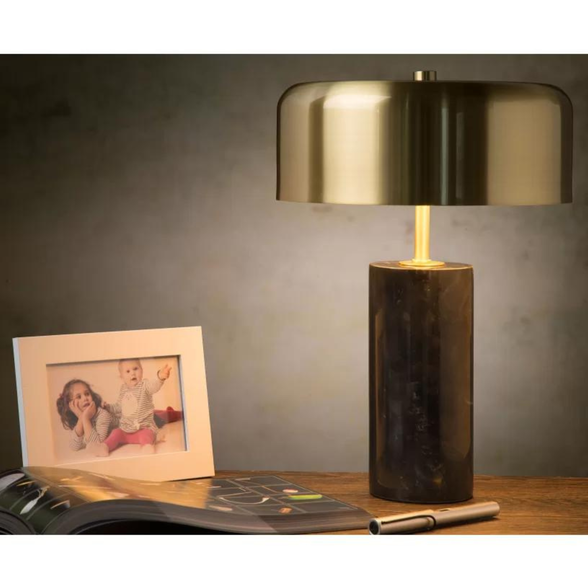 Lámpara de mesa MIRASOL - color: Negro | Lucide