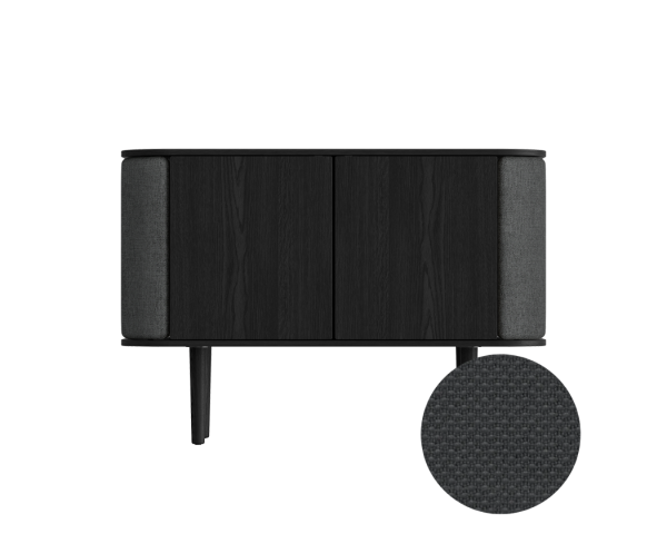 Mueble auxiliar TREASURES 2-DOOR ROBLE NEGRO - UMAGE - Shadow