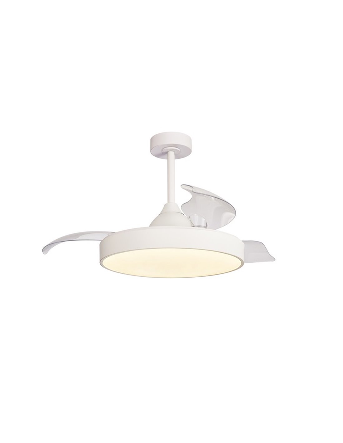 Ventilador de techo LED ALASKA 60W blanco/blanco de Mantra