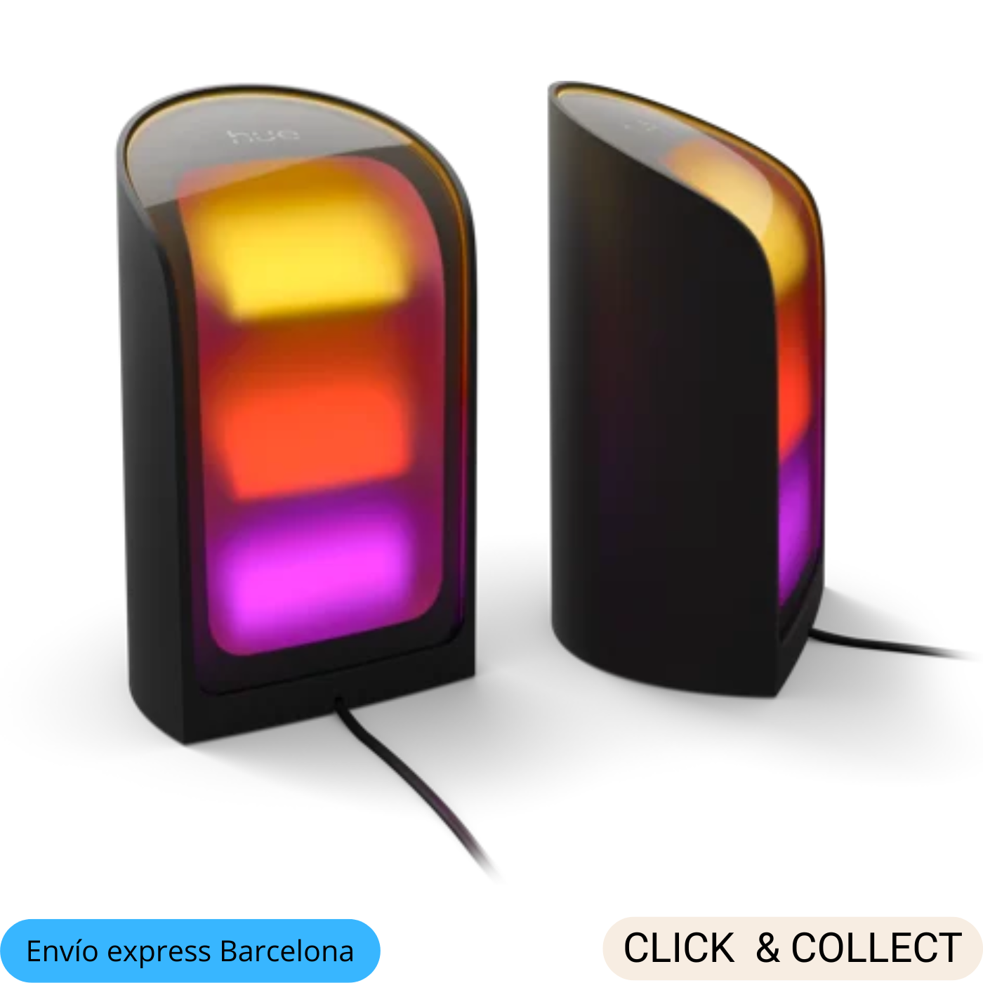 Lámpara sobremesa Pack 2 Hue Play Wall Washer ColorCast | Philips Hue
