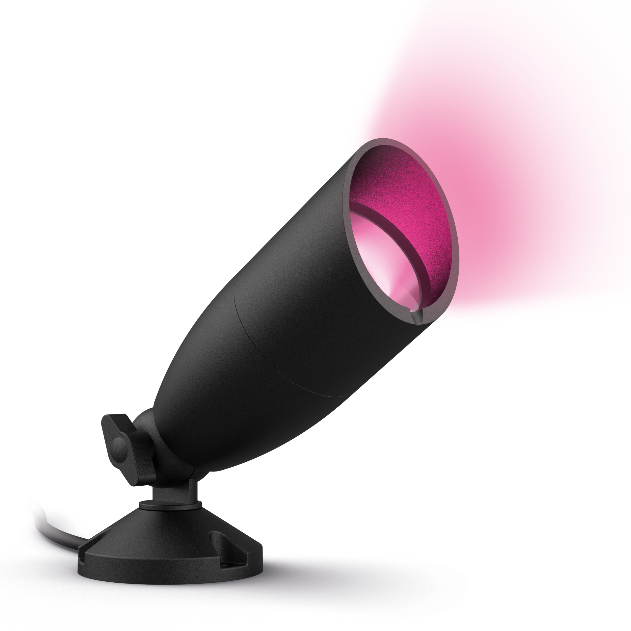 Foco exterior WiZ Ground,  4W, Luz Blanca y de Colores SpaceSense . Extensión de 1 foco para Kit Inicio