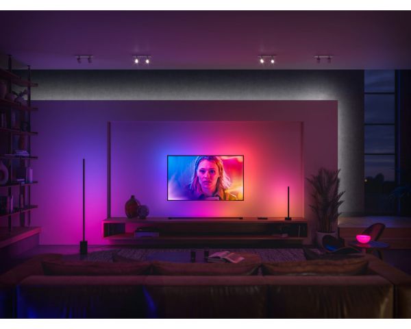 Lámpara de pie SIGNE GRADIENT - Philips Hue - Negro