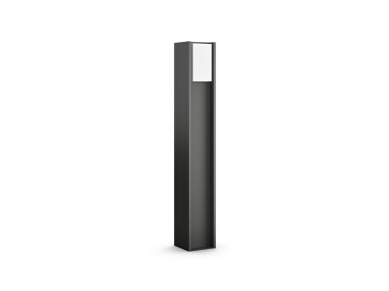 Lámpara Poste Exterior Philips Hue Turaco Antracita 80cm E27 RGBW