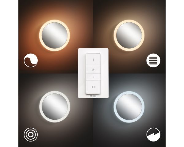 Adore Espejo Philips Hue Ambiance Blanco, con conectividad :zigbee & Bluetooth - Philips Hue